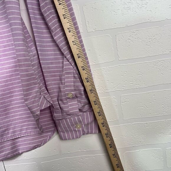 Duluth Trading Co Women’s Shirt size L Button Down Long sleeve Lavendar - Picture 6 of 14